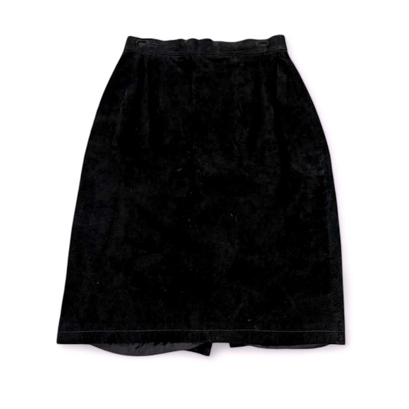 Saks Fifth Avenue Dresses & Skirts - Vintage Saks Fifth Avenue Suede Pencil Skirt